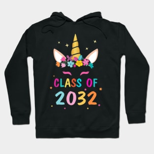 Kid Unicorn First Day Of School Class Of 2032 Hoodie